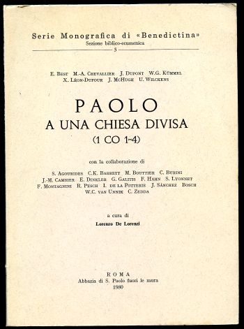 Paolo A Una Chiesa Divisa (1 Co 1-4)