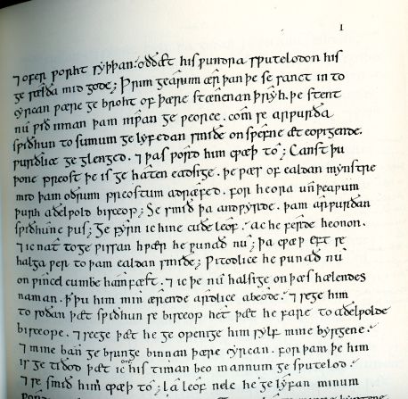Gloucester Fragments. I. Facsimile of Some Leaves in Saxon Handwriting on Saint Swidhun. II. Leaves.on the Life of S. Maria Aegyptiaca.