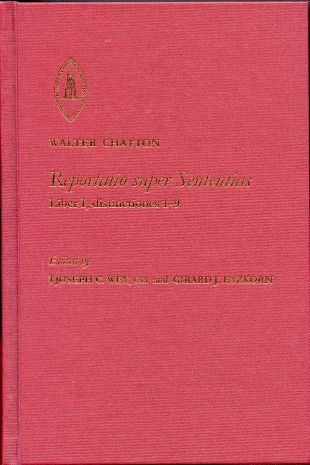Reportatio Super Sententias: Liber 1, Distinctiones 1-9