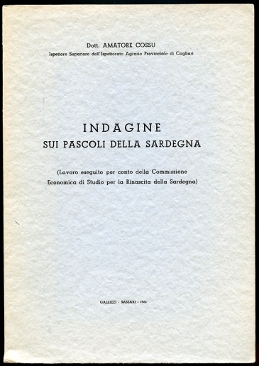 Indagine Sui Pascolli Della Sardegna