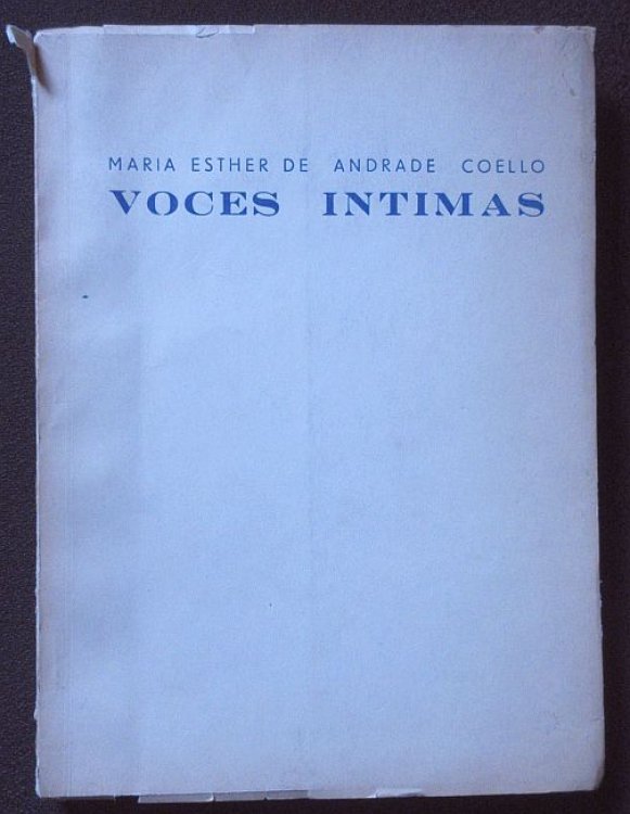 Voces Intimas Signed by Author