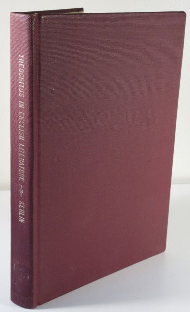 Theocritus in English Literature A Thesis
