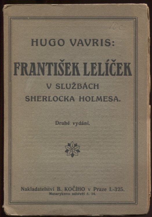 Frantisek Lelicek V Sluzbach Sherlocka Holmesa Druhe Vydani