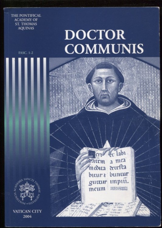 Doctor Communis. Fasc. 1-2. Pontificia Academia Sancti Thomae Aquinatis