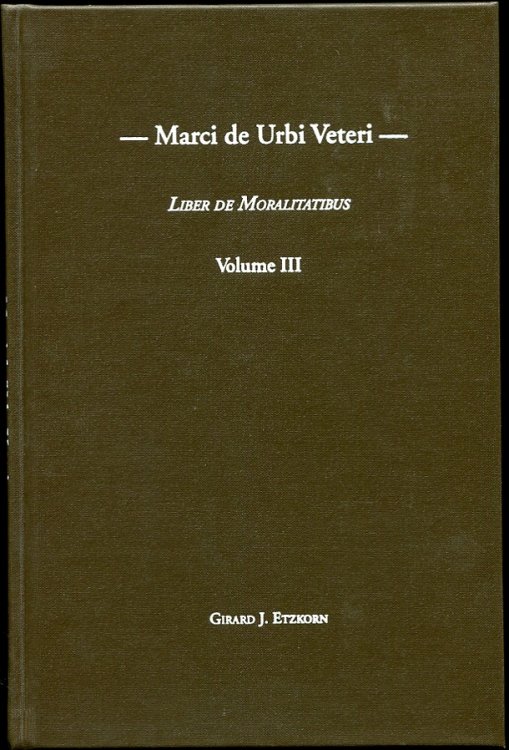 Liber De Moralitatibus , Volume III Tractatus 6. De Arboribus Et Plantis Cap. 71-184