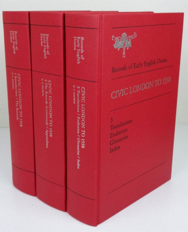 Civic London to 1558 [3 Volume Set]