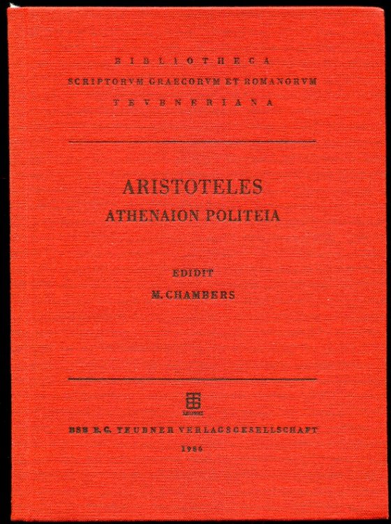 Aristotele. Athenaion Politeia