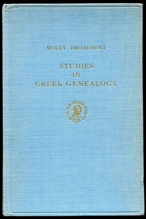 Studies in Greek Genealogy