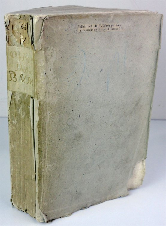 Offizio Della B. V. Maria Con L'Offizio De' Defonti, Salmi Graduali, E Penitenziali, Litanie, E Preci, Inni, E Commecemorazioni Per Tutto L'Anno. Per Uso Della Congregazioni De' Secolari. Secondo La Riforma Di Pio V. , Clemente VIII, Ed Urbano VIII.