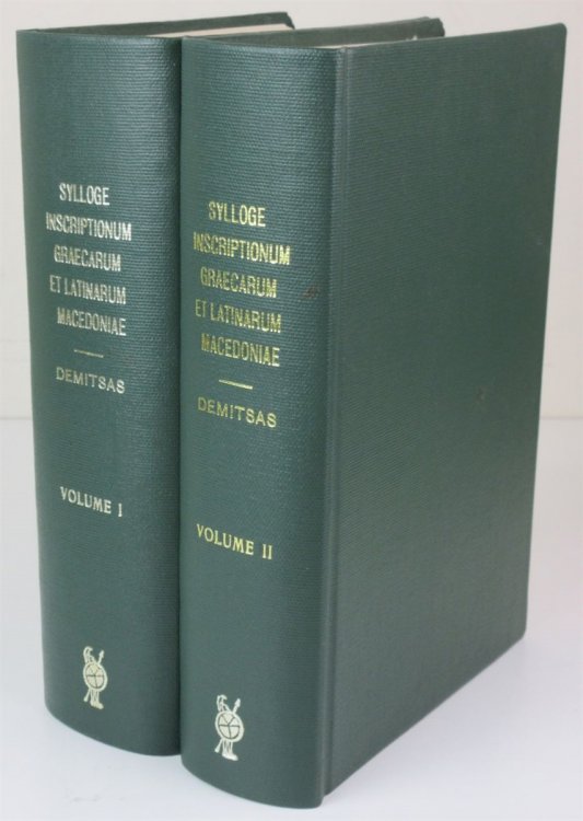Sylloge Inscriptionum Graecarum Et Latinarum Macedoniae 2 Vol. An Englarged Reissue in 2 Volumes, with Preface, Introduction, Bibliography and a Guide to the Contents by Al. N. Oikonomides (1980)
