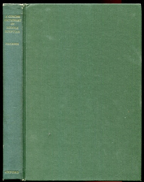 A Concise Dictionary of Middle Egyptian