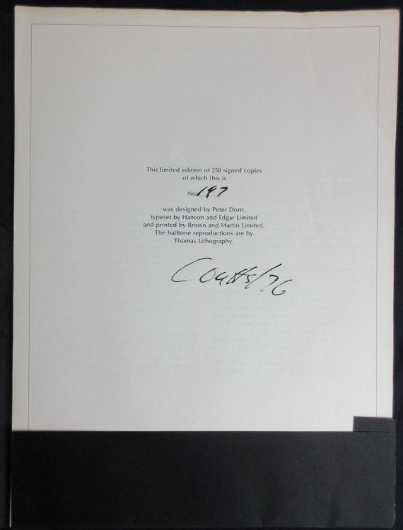 The Naked Drawings of Lorne Coutts - Limited Edition Portfolio 27 Plates