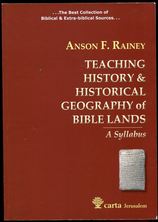 Teaching History & Historical Geography of Bible Lands A Syllabus