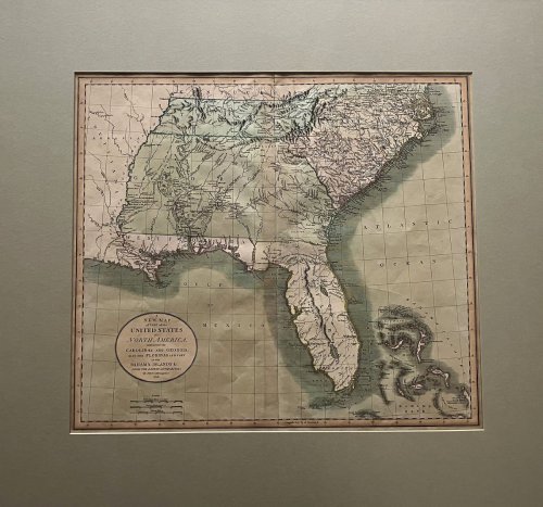 A New Map of Part of the United States of North America, Containing the Carolinas and Georgia, Also the Floridas and Part of the Bahama Islands & C.