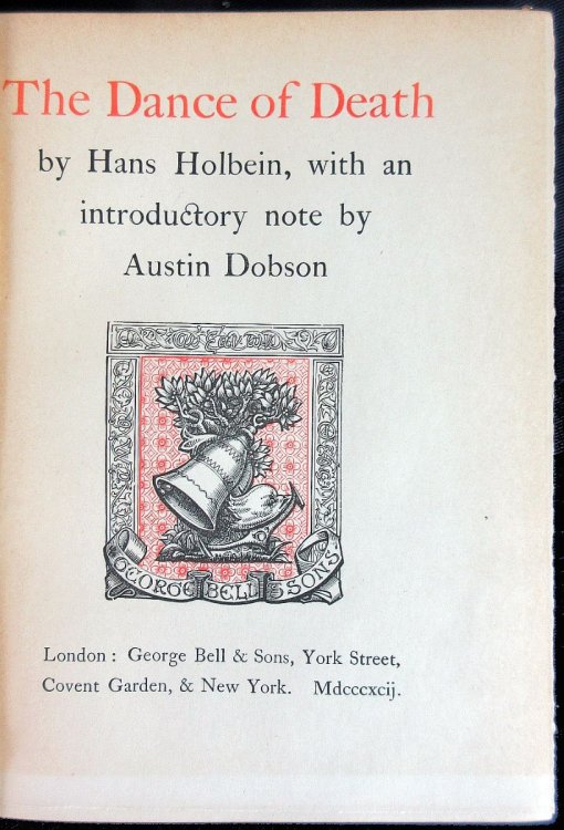The Dance of Death Harriet Monroe Copy