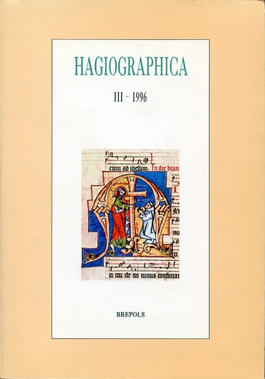 Hagiographica III 1996 Rivista Di Agiografia E Biografia Della Societa Internazionale Per Lo Studio Del Medio Evo Latino