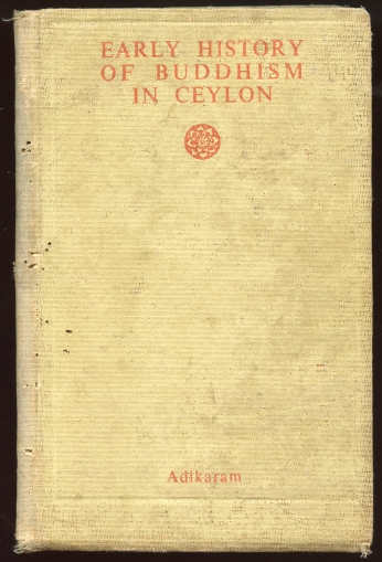 Early History of Buddhism in Ceylon Or 