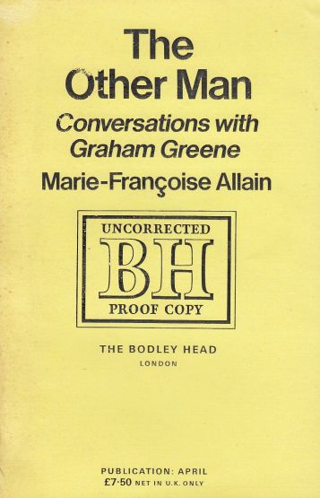 The Other Man Conversations with Graham Greene