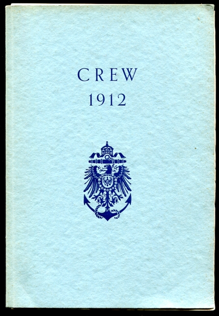 Crew 1912. Geschichte Der Crew With Cover Letter to Crewman Zimmerman Dated 1956