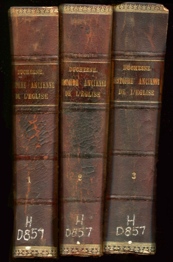 Histoire Ancienne de L'Eglise. Tome I, II et III