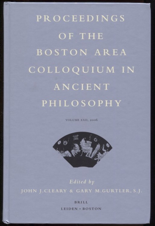 Proceedings of the Boston Area Colloquium in Ancient Philosophy