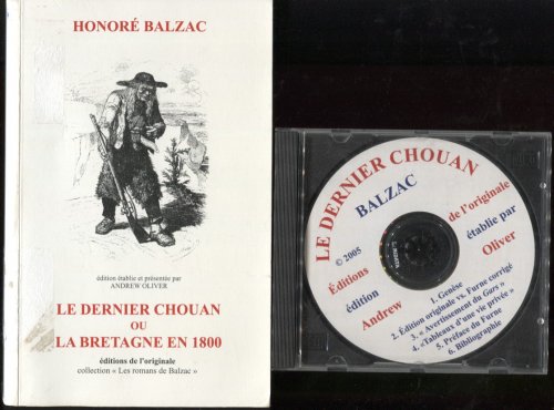 Le Dernier Chouan ou La Bretagne en 1800 with CD-ROM