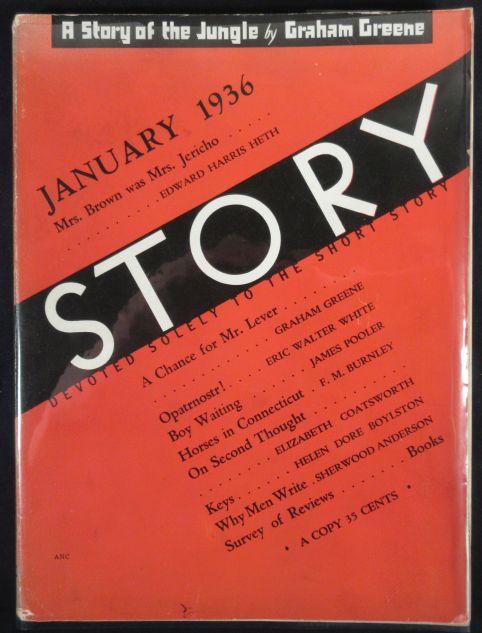 Story. January 1936. Vol. VIII No. 42 Devoted Solely to the Short Story