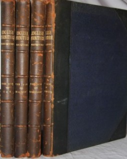 A History of English Furniture, 4 Volumes, The Age of Oak, The Age of Walnut, The Age of Mahogany and The Age of Satinwood