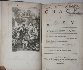 The Chace: A Poem; Bound with Hobbinol, or the Rural Games. A Burlesque Poem, in Blank Verse