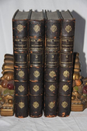 Dictionnaire Raisonne D'architecture et Des Sciences et Arts Qui S'y Rattachent (4 Volume set)
