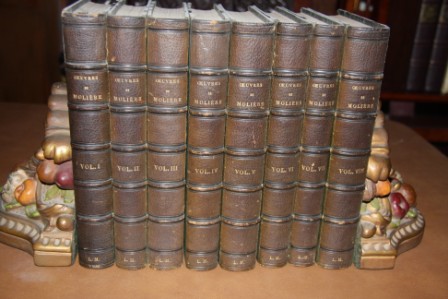 Oeuvres Completees De Moliere Avec Les Notes De Tous Les Commentateurs Edition Publiee Par L. Aime-Martin (8 volumes)