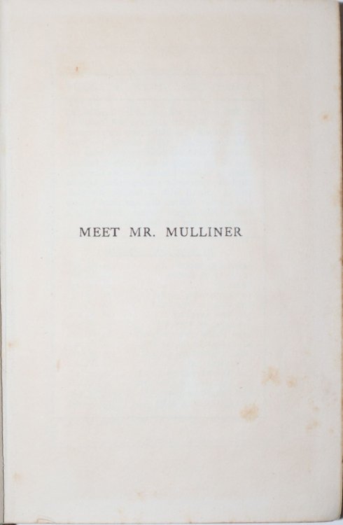 Meet Mr. Mulliner