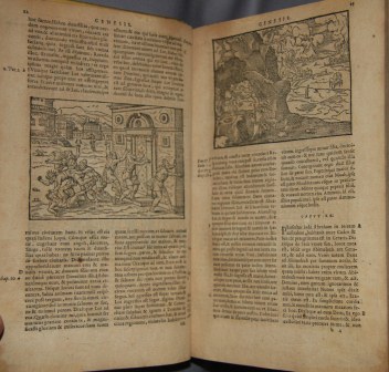 Biblia Sacra, Ad optima quaeque veteris, & vulgate translationis exeplaria summa diligentia, pariq; fide castigata. Cum Hebraicorum, Caldaorum & Graecorum nominu interpretatione