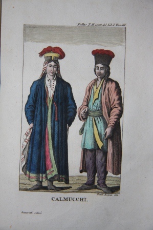 Viaggio di Signor Pallas in Diverse Province dell'Imperio Russo Sino ai Confini della China Compendiati dal Cav. Compagnoni Con tavole in rame colorate (5 Vols.) [nella serie intitotita 