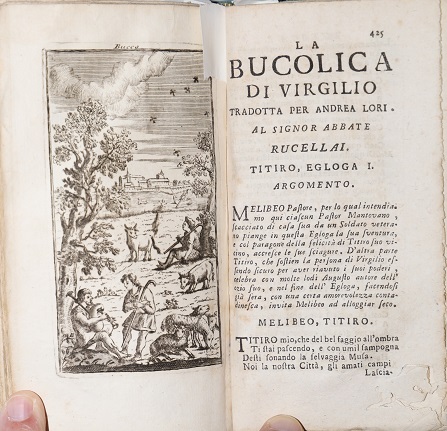 L'Eneide di Virgilio del Commendatore Annibal Caro. Libri Dodici. Novissima Edizione Ornata di Figure in Rame, ed Arrichita con le Traduzioni della Bucolica, Georgica, e Vita del medisimo Virgilio