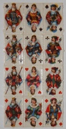 Deck of Miniature Playing Cards, Uncut