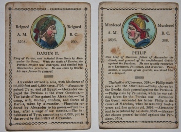 Historical Cards Exhibiting the Grecian History