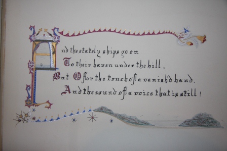 [Illuminated Manuscript] Break, Break, Break, Illuminated