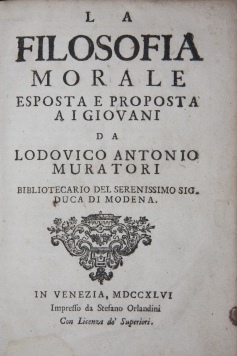 La Filosofia Morale Esposta e Proposta a i Giovani; [Bound together with] Scelta D'Alcuni Avvertimenti Morali Finora Inediti di Monsignor Cesare Speziano Gia Vescovo di Crmona