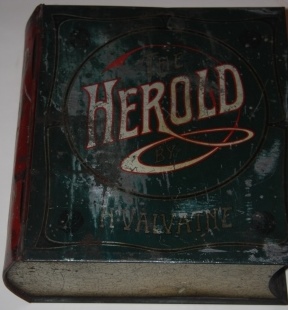 [Faux Book] [Tin Box] The Herold by H. Valvatne [The Herold Smoked Sardines]