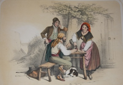 Album of Twenty Tinted and Hand-Colored Genre Plates Depicting Rural Life