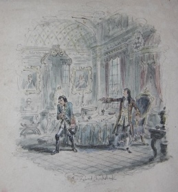 Original Signed Drawings by Robert Cruikshank [for] Chronicles of the Bastille