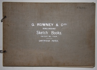 World War One Sketchbook of Original Watercolor and Ink Caricature and Cartoons