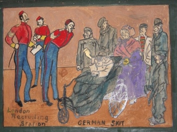 Cartoons of the Great War. World War One Album of Colorful Cartoons and Caricatures, possibly by a P.O.W.