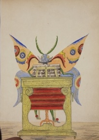 Album Comique. Concert des Artistes Papillons. Executant le Grand Air de la Muette