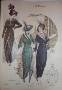 Chic Parisien. Journal Special Pour Modeles de Paris et Vienne. Atelier Bachwitz. Paris Vienna. Max Grab Fashion Co. Sole Agent for U.S.A. and Canada. New York; Paraissant le 1er de chaque mois. IXieme Annee. American Edition of 