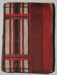 [Faux Book] Needlecase with Silk Fabric Boards, circa 1840s