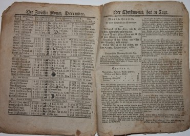 Der Neue Readinger Calender. Der Neue, Americanische Landwirthschaftscalender, Auf das Jahr unsers heilandes Jesu Christi, 1835, welches ein gemeines Jahr von 365 Tagen ist, . .