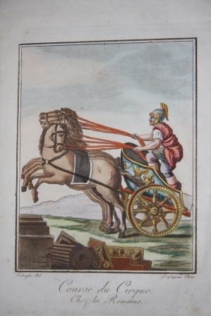 L'Antique Rome Description Historique & Pittoresque de out ce qui concerne le peuple Romain, dans ses costumes, Civils, Militaires & Religieux, dans ses moeurs publiques & privees depuis Romulus, jusqu'a Augustule; Ouvage orne de cinquante tableaux