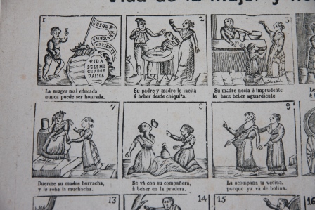 Vida de la mujer y hombre borracho; Num. 54